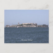 Insel Alcatraz Postkarte (Vorderseite)