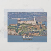 Insel Alcatraz Postkarte (Vorne/Hinten)