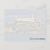 Insel Alcatraz Postkarte (Rückseite)