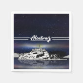 Insel Alcatraz Serviette (Vorderseite)