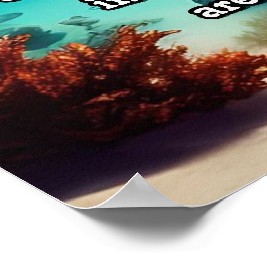 Insel Aloha Poster (Ecke)