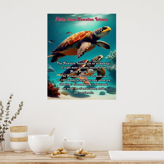 Insel Aloha Poster (Küche)