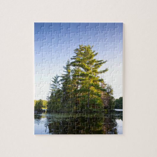 Insel am Lago Long Pond Puzzle (Vertikal)