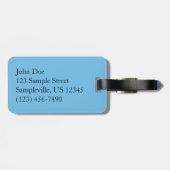 Insel Anacapa auf den Kanalinseln Gepäckanhänger (Rückseite horizontal)