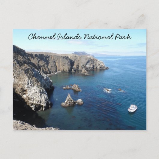 Insel Anacapa - Nationalpark der Kanalinseln Postkarte (Vorderseite)