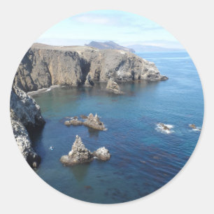 Insel Anacapa - Nationalpark der Kanalinseln Runder Aufkleber