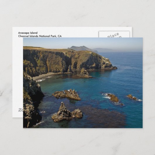 Insel Anacapa Postkarte (Vorne/Hinten)