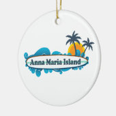 Insel Annas Maria - Brandungs-Entwurf Keramikornament (Links)