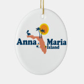 Insel Annas Maria - Karten-Entwurf Keramik Ornament (Rechts)