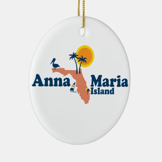 Insel Annas Maria - Karten-Entwurf Keramik Ornament (Rechts)