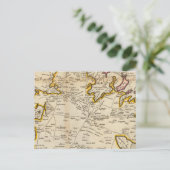 Insel Antego Postkarte (Stehend Vorderseite)