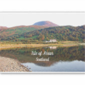 Insel Arran, Schottland, landschaftliches Foto Aufkleber (Vorderseite)