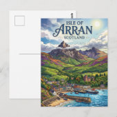 Insel Arran Schottland Postkarte (Vorne/Hinten)