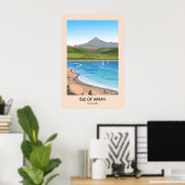 Insel Arran Schottland Reiseplakat Poster (Heimbüro)
