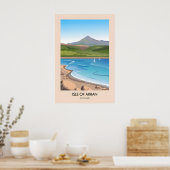 Insel Arran Schottland Reiseplakat Poster (Küche)
