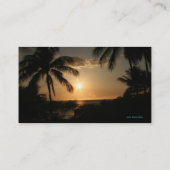 Insel-Art Hawaii Visitenkarte (Rückseite)