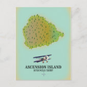 Insel Ascension Britisch Überseegebiet Karte (Vorderseite)