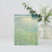 Insel Attersee bei Gustav Klimt Postkarte (Stehend Vorderseite)