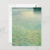 Insel Attersee bei Gustav Klimt Postkarte (Vorne/Hinten)