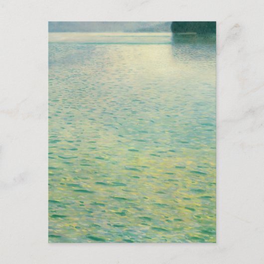 Insel Attersee bei Gustav Klimt Postkarte (Vorderseite)
