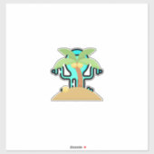 Insel Aufkleber (Blatt)