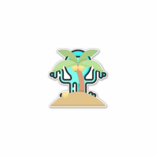 Insel Aufkleber (Vorderseite)