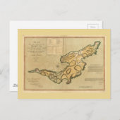 Insel Bequia Karte (1794) (Vorne/Hinten)