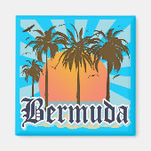 Insel Bermuda Souvenirs Magnet (Vorne)