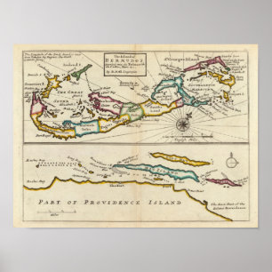Insel Bermuda, Teil der Insel Providence Poster