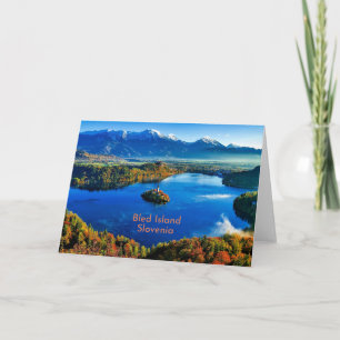 Insel Bled, Slowenien Karte