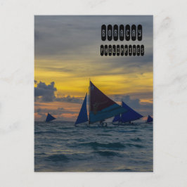 Insel Boracay Philippinen Postkarte