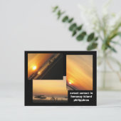 Insel Boracay Postkarte (Stehend Vorderseite)