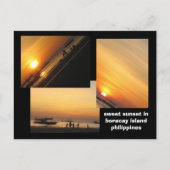 Insel Boracay Postkarte (Vorderseite)