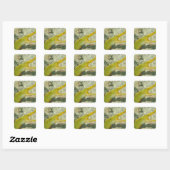 Insel Borneo, Sipadan Quadratischer Aufkleber (Blatt)