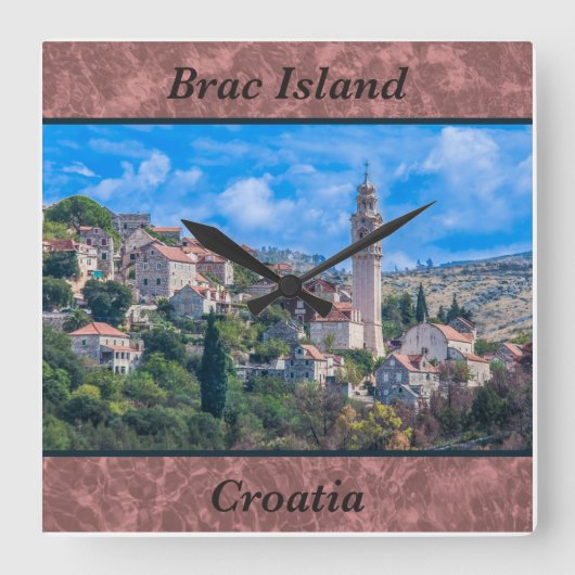 Insel Brac Kroatien Uhr (Vorderseite)