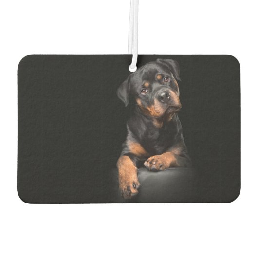 Insel Breeze Landschaft Rectangle Air Rottweiler Autolufterfrischer (Rückseite)