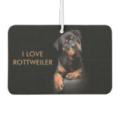 Insel Breeze Landschaft Rectangle Air Rottweiler Autolufterfrischer (Vorderseite)