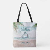 Insel Breeze Painted Beach Mother of the Bride Tasche (Rückseite)