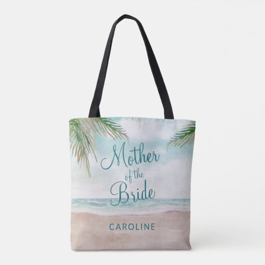Insel Breeze Painted Beach Mother of the Bride Tasche (Rückseite)
