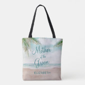 Insel Breeze Painted Beach Mother of the Groom Tasche (Rückseite)
