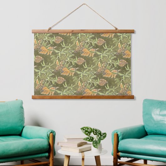 Insel Browns Wandteppich Mit Holzrahmen (Wohnzimmer)