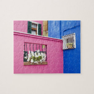 Insel Burano, Burano, Italien. Burano Puzzle