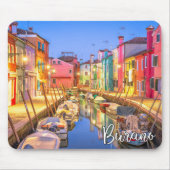 Insel Burano, Italien Mousepad (Vorne)