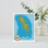 Insel Bute Karte (Stehend Vorderseite)