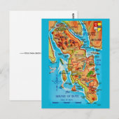 Insel-Bute-Karte Postkarte (Vorne/Hinten)
