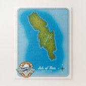 Insel Bute Karte Puzzle (Vertikal)