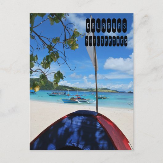 Insel Calaguas Postkarte (Vorderseite)