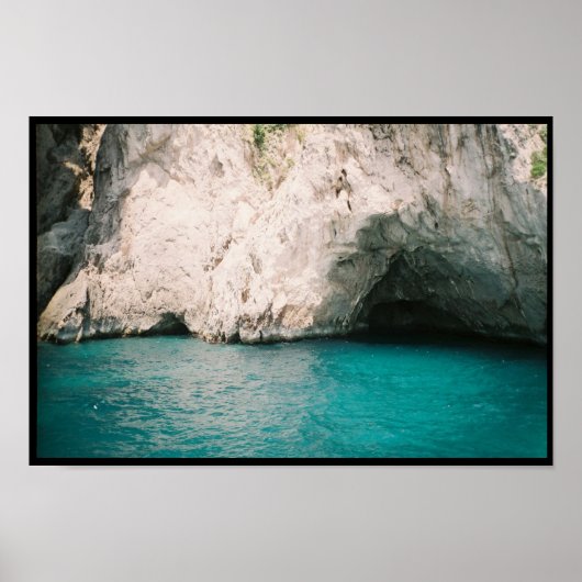 Insel Capri Blauer Grotto Poster (Vorne)