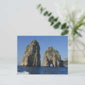 Insel Capri, Faraglioni Postkarte (Stehend Vorderseite)