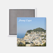 Insel Capri in Italien Magnet (Vorderseite/Rückseite)